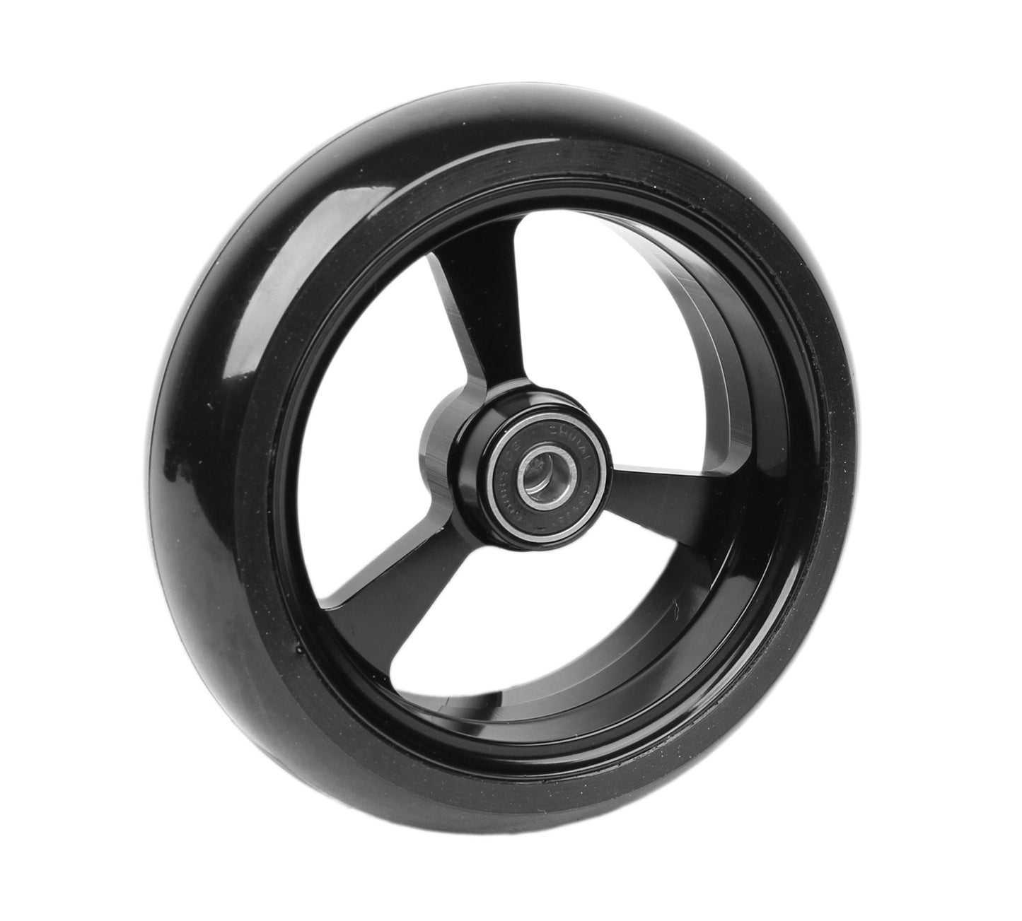 5x1" (106mmx35mm) Black Frog Legs Caster