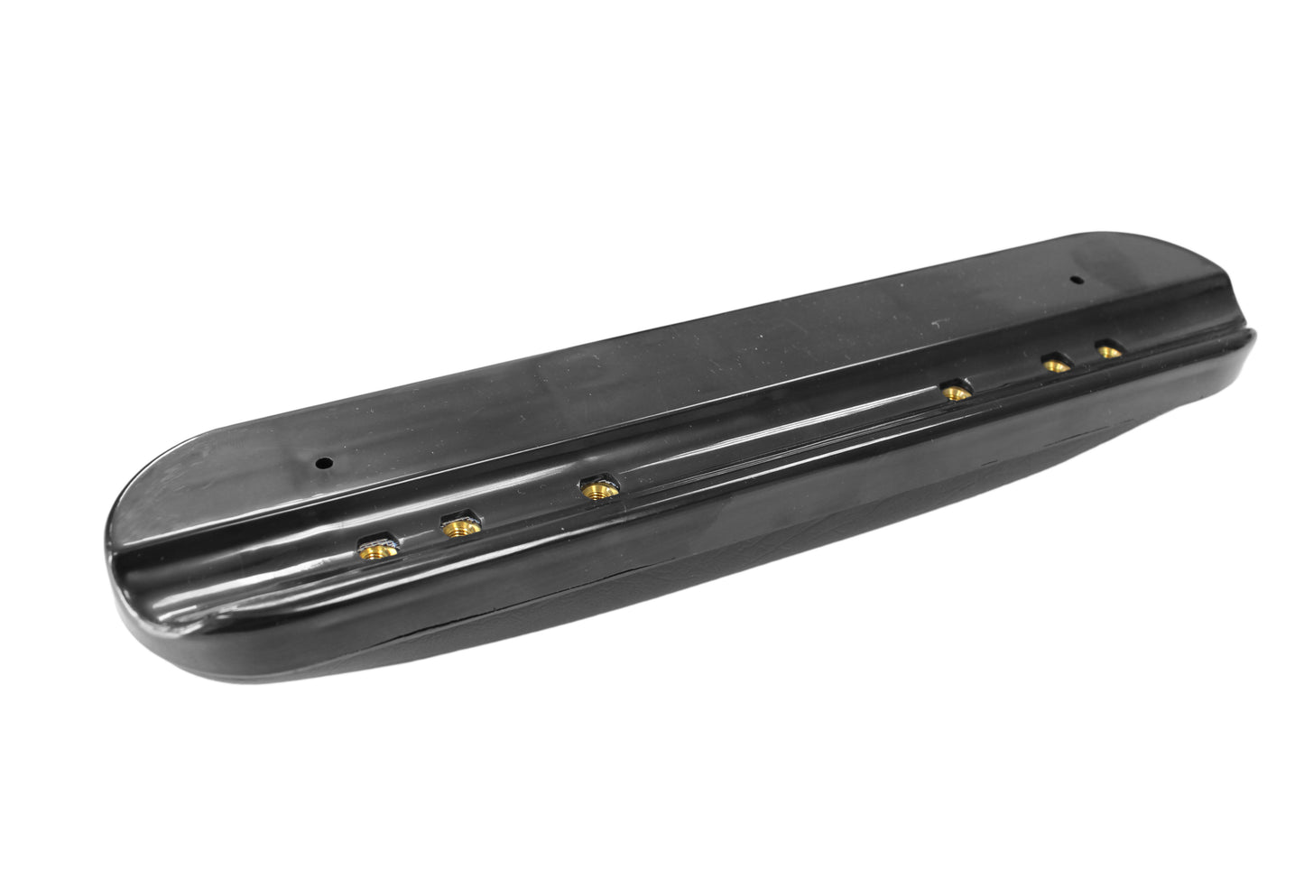 Padded Vinyl Desk Length Armrest, Black