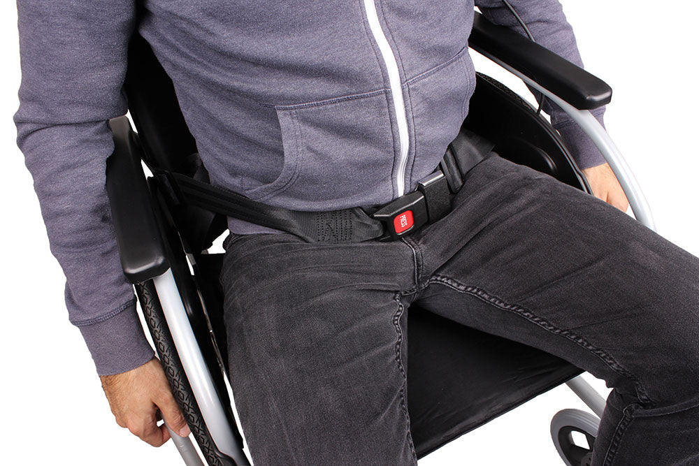 70" 2 Point Positioning Belt Push Button With Triglides