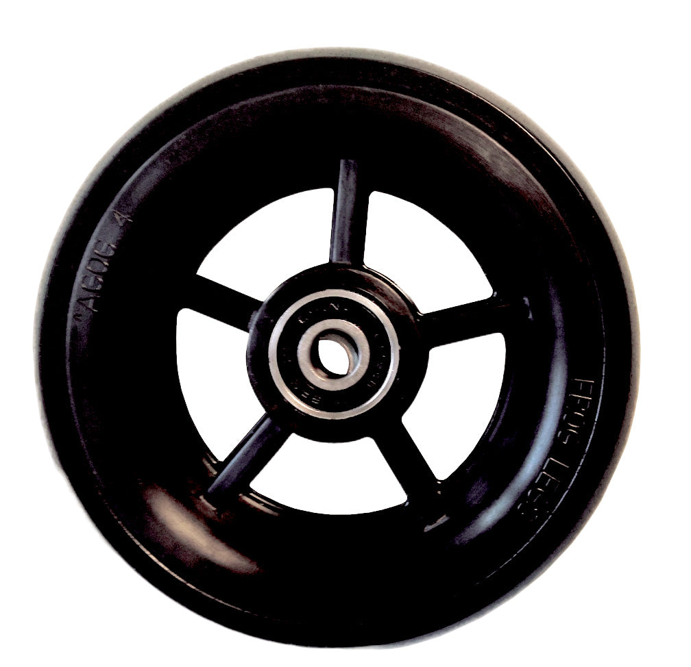 6x1.4" (150mmx35mm) SoftRoll With Composite Hub Frog Legs Caster