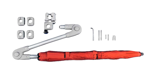 Red Umbrella For Walkers/Wheelchairs/Scooter