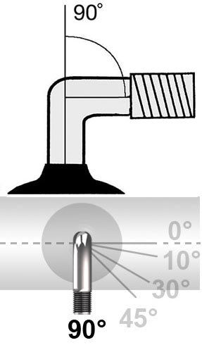 3.00-8 (14x3) Inner Tube 90 Out