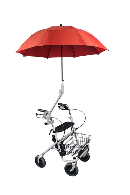 Red Umbrella For Walkers/Wheelchairs/Scooter