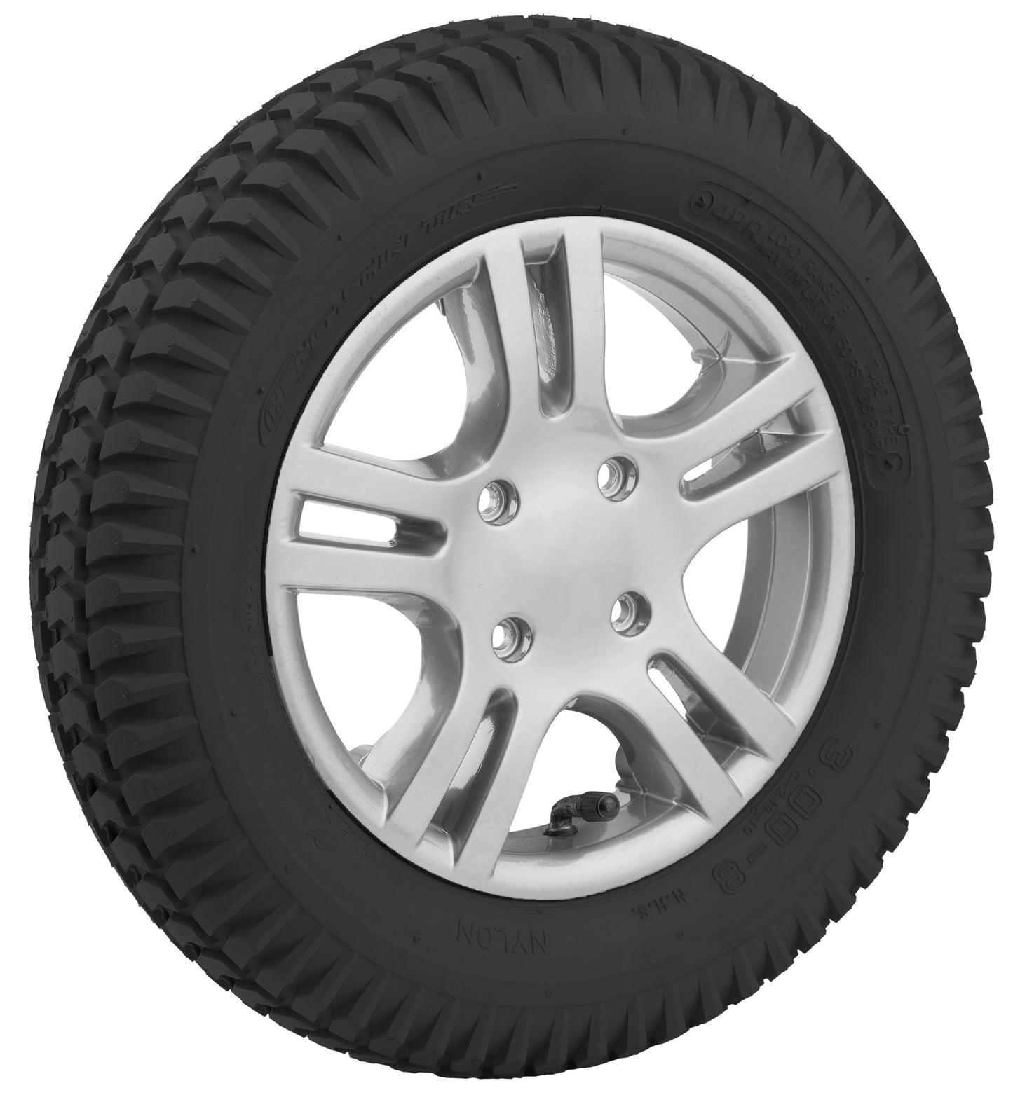 14x3" (350mmx70mm) Complete Drive Wheel For PerMobil 3.00-8 Wheel
