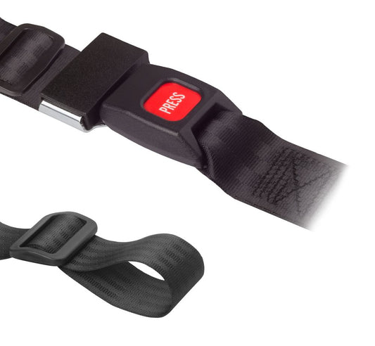 70"  2 Point Light Metal Buckle With Loop Fixation