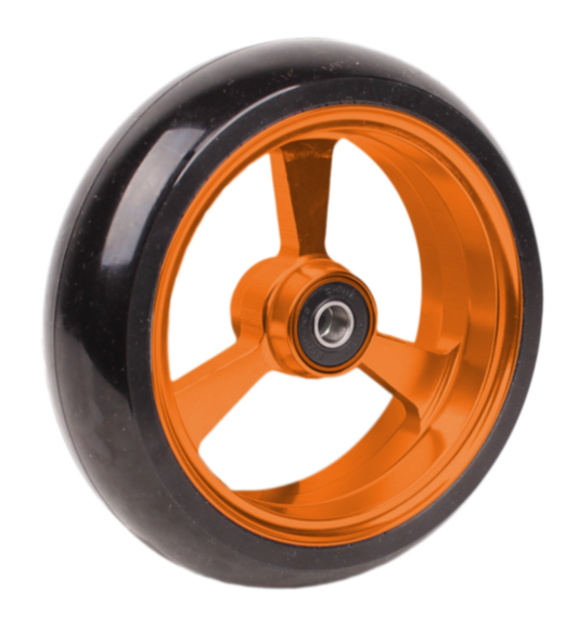 4x1" (100mmx25mm) Orange Frog Legs Caster