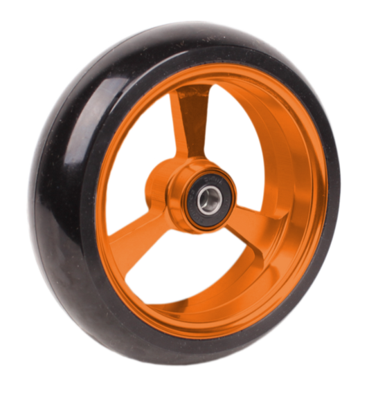 4x1.4" (106mmx32mm)  Orange Frog Legs Caster