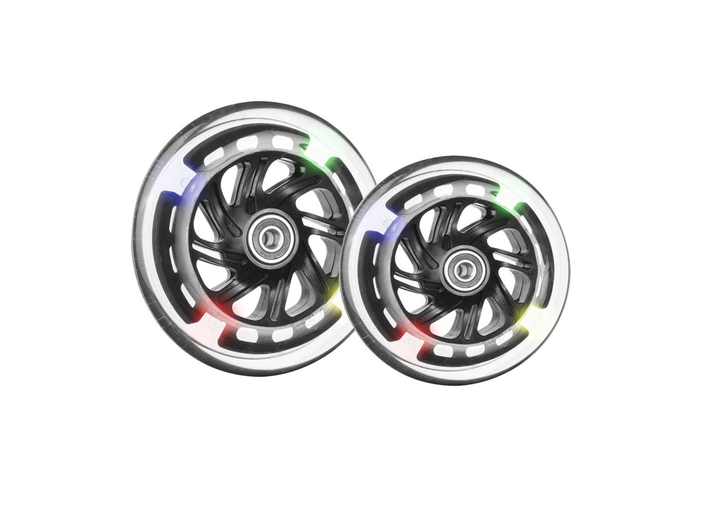 3" x 0.95" (80mmx24mm) Polyurethane Tire With LED Lights