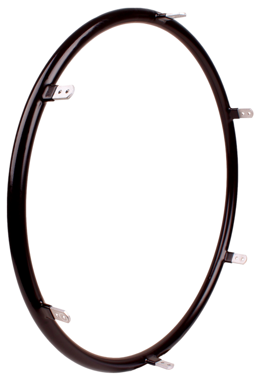 24" Pushrim-Soft, Black Anodized Aluminum