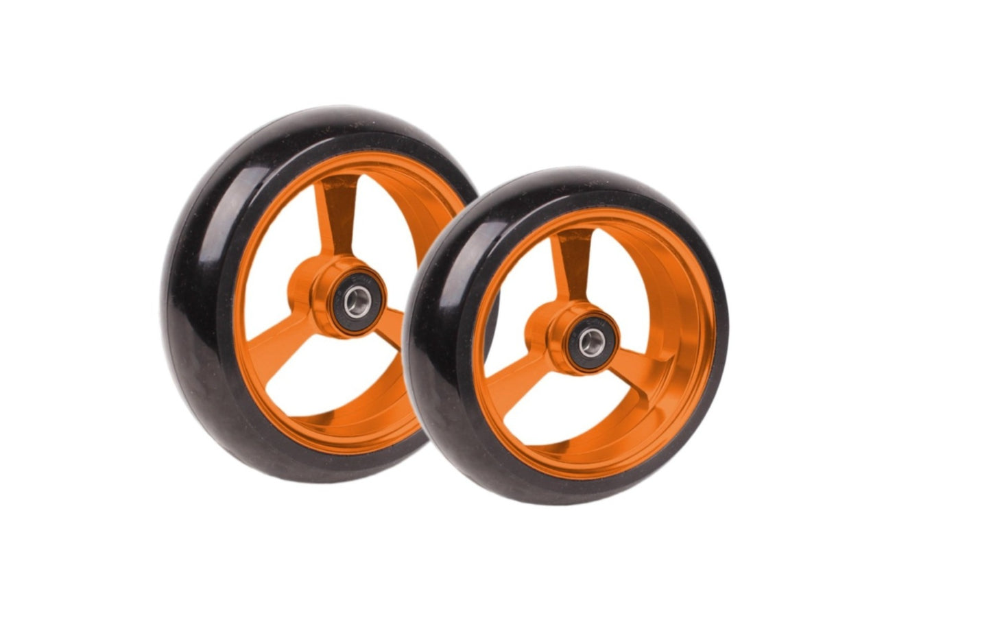 5x1" (125mmx25mm)  Orange Frog Legs Caster