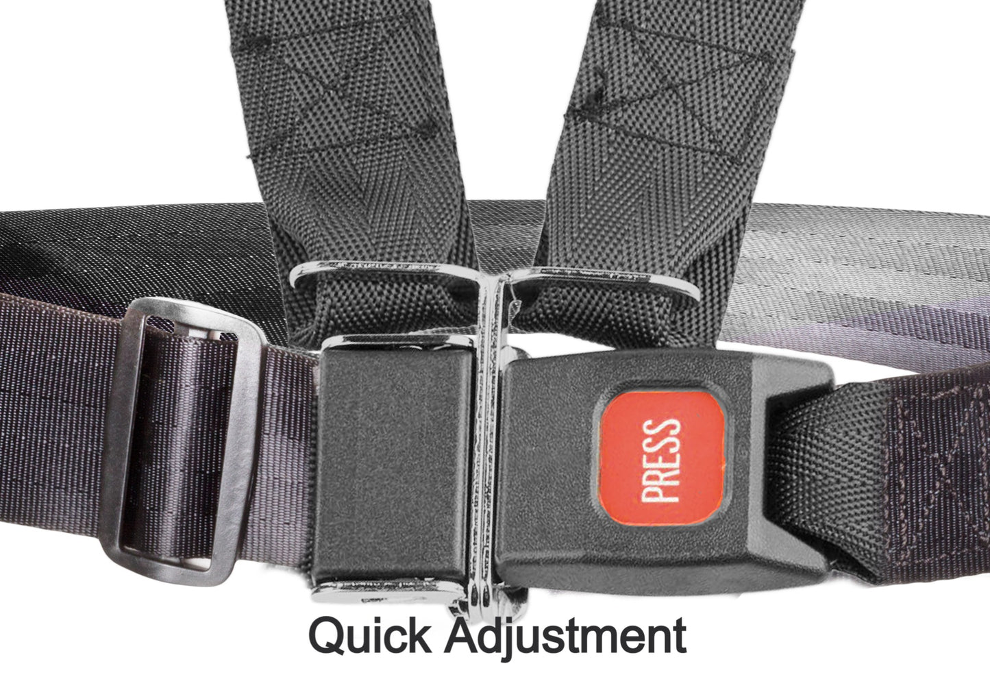 72" lap, 4 Point, 3 Triglides Belt