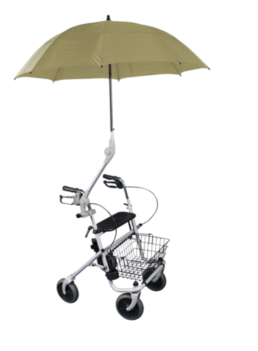 Yellow Green Umbrella For Walkers/Wheelchairs/Scooter